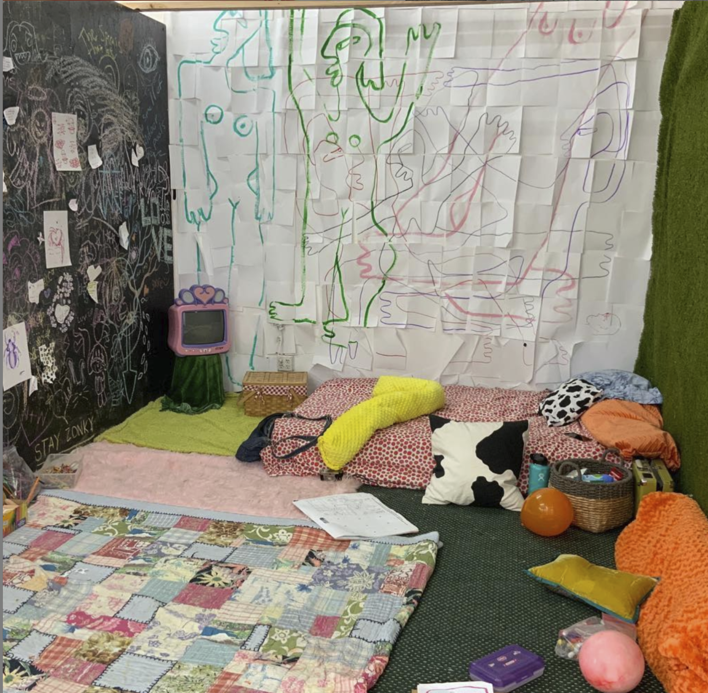 Kaitlynn Crosby's instillation for Bedroom Mall